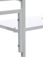 Подставка для цветов, 208×40×177 см, 8 полок, 3 секции, белая - Фото 10