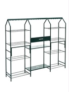 Подставка для цветов, 208×40×177 см, 8 полок, 3 секции, зелёная  (артикул 10990793)  большой выбор товаров оптом и в розницу по низким ценам с доставкой