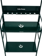 Подставка для цветов, 208×40×177 см, 8 полок, 3 секции, зелёная - Фото 6