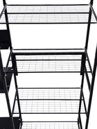 Подставка для цветов, 208×40×177 см, 8 полок, 3 секции, чёрная  (артикул 10990794)  большой выбор товаров оптом и в розницу по низким ценам с доставкой