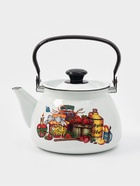 УЦЕНКА Чайник 3 л сфер. деколь МИКС (белый) - Фото 2