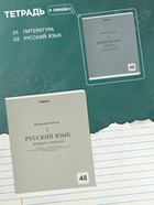 Комплект 12 предметных тетрадей 48 листов, справочная информация, 60 г, пастельные - Фото 3