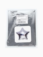 Воздушный шар фольгированный 18" «Серебряная звезда», набор 5 шт.  (артикул 10943035)  большой выбор товаров оптом и в розницу по низким ценам с доставкой