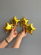 Воздушный шар фольгированный 5" «Золотая звезда», набор 5 шт.  (артикул 10959845)  большой выбор товаров оптом и в розницу по низким ценам с доставкой