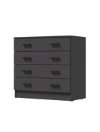 Комод для хранения «Эра. К800», 4 ящика, 800×440×830 мм, цвет графит - Фото 3