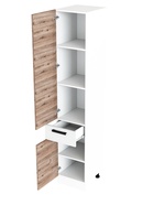 Кухня прямая «Эра», 2800х600 мм, цвет дуб горный/белый 10992459