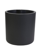 Кашпо для цветов «Флориан», 11 л, d=25 см, h=39.5 см, пластиковое, цвет графит - Фото 1