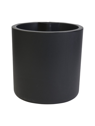 Кашпо для цветов «Флориан», 11 л, d=25 см, h=39.5 см, пластиковое, цвет графит