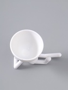 УЦЕНКА Кашпо пластиковое "Мистер Грин на лайте" 9,7*12*7,3 см белый - Фото 6