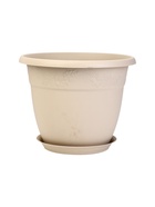 УЦЕНКА Горшок для цветов с поддоном 22 л "Рябина", цвет латте - Фото 2