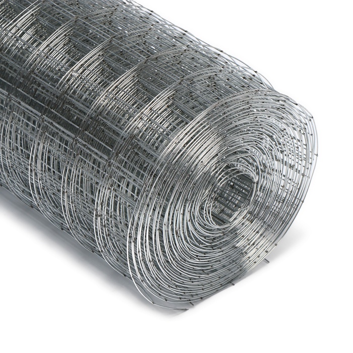 УЦЕНКА Сетка оцинкованная сварная 1×10 м, ячейка 25×25 мм, d=0.7 мм, металл «Greengo» - Фото 1