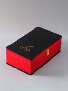 УЦЕНКА Шкатулка под 2 бутылки «Наслаждение», дерево, кожзам, чёрно-красный, 1 предмет 12×21×36 см - Фото 5