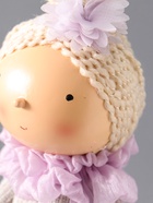 УЦЕНКА Кукла интерьерная текстильная «Малышка в сиреневом наряде, с корзиной цветов», 45.5×17×19 см - Фото 6