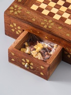 УЦЕНКА Шахматы дорожные 20,5х20,5х7 см, дерево шишам - Фото 5