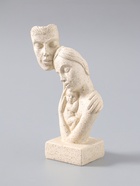 УЦЕНКА Фигурка - бюст полистоун «Родители с малышом», белый в крапинку, 10×5×15.5 см - Фото 5