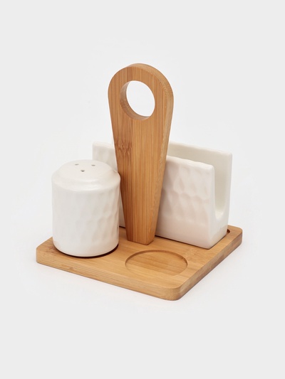 УЦЕНКА Набор для специй 2 предмета «Bella Tenero.Герда» солонка, салфетница