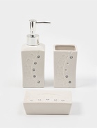 УЦЕНКА Набор для ванной, 3 предмета, дозатор, мыльница, 2 стакана - Фото 2