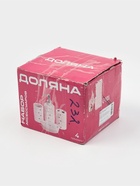 УЦЕНКА Набор для ванной, 3 предмета, дозатор, мыльница, 2 стакана - Фото 5