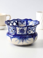 Сухарница фарфоровая «Одуванчик», авт. Рогов, 1.1 л, 21×9 см, гжель - Фото 3