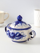 Сахарница фарфоровая «Тюльпан», с ручками, 0.5 л, 12×17 см, гжель - Фото 3