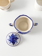 Сахарница фарфоровая «Тюльпан», с ручками, 0.5 л, 12×17 см, гжель - Фото 5