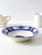 Тарелка глубокая «Цветы», d=24 см, фарфор гжель - фото 121985071