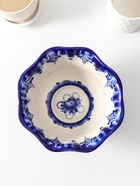 Салатник фарфоровый «Гордеевский Новый», 0.8 л, 10×17 см, гжель - фото 121985080