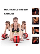 УЦЕНКА Ролик для пресса ONLYTOP, 40×19×19 см, с ковриком, синий - Фото 2