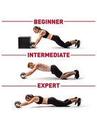 УЦЕНКА Ролик для пресса ONLYTOP, 40×19×19 см, с ковриком, синий - Фото 3