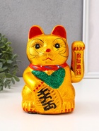 УЦЕНКА Маятник настольный антистресс «Кот Манэки-нэко», h=17 см - Фото 1