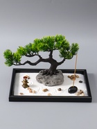 УЦЕНКА Японский сад камней настольный «Дзен. Раскидистое дерево в саду», набор аксессуаров, 20×30×18.5 см - Фото 3