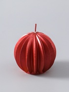 УЦЕНКА Свеча декоративная «Шар граненый», 6.5×6.5 см, красный, в коробке - Фото 2