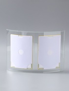 УЦЕНКА Стеклянная фоторамка - коллаж на 2 фото 10×15 см «Вертикаль», под золото - Фото 3