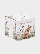 УЦЕНКА Сахарница с ложкой Доляна "Зайка" цвет белый 10х9 см 300 мл - Фото 4