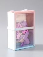 УЦЕНКА Фигурка светящаяся RISALUX «Букет роз», розовый, LED-ночник, 3×AG10, 7.5×15.5×23 см - Фото 4