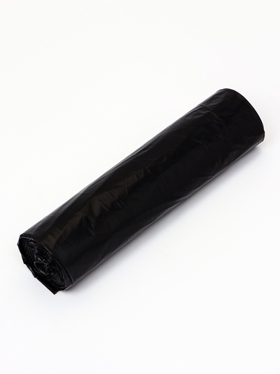 Мешки для мусора 240 л, ПВД, 40 мкм, 100 шт., 86×120 см, чёрные