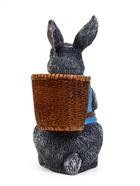 Садовая фигура из полистоуна «Зайчик с рюкзаком», 18×15×35 см, с кашпо, 1.9 л  (артикул 10989984)  большой выбор товаров оптом и в розницу по низким ценам с доставкой