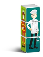 Кубики магнитные Татой «Профессии», в блистере - Фото 6