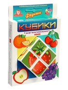 Кубики магнические "Фрукты" (тип 1) 1191 - Фото 1