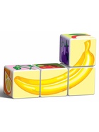 Кубики магнитные Татой «Фрукты» 10986675