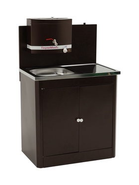 Умывальник «ТермМикс» Тандем, с ЭВН, нержавеющая мойка, 1250 Вт, 17 л, медный