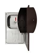 Умывальник «ТермМикс» Тандем, с ЭВН, нержавеющая мойка, 1250 Вт, 17 л, медный - Фото 3