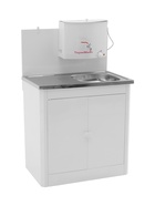 Умывальник «ТермМикс» Тандем, с ЭВН, нержавеющая мойка, 1250 Вт, 17 л, белый  (артикул 10992548)  большой выбор товаров оптом и в розницу по низким ценам с доставкой