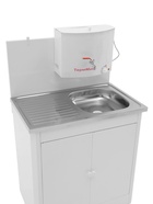 Умывальник «ТермМикс» Тандем, с ЭВН, нержавеющая мойка, 1250 Вт, 17 л, белый  (артикул 10992548)  большой выбор товаров оптом и в розницу по низким ценам с доставкой