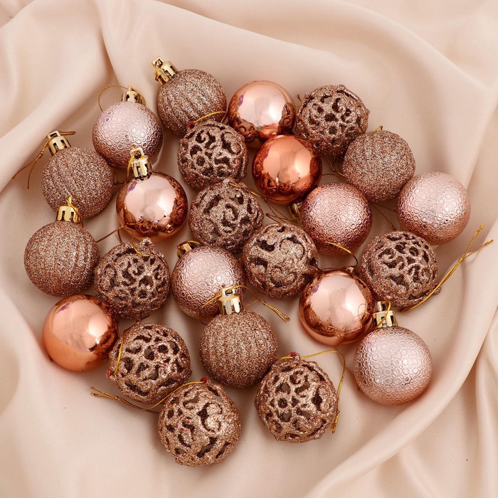 УЦЕНКА Набор шаров пластик d-4 см, 35 шт "Феерия" - Фото 1