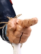 УЦЕНКА Садовая фигура «Гаишник на знаке» 85×46 см - Фото 3