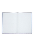 Книга учета А4, 192 листа, клетка, 200×290 мм, бумвинил, синий, блок офсетный - Фото 4