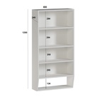 УЦЕНКА Шкаф подвесной для ванной комнаты Пронто, 60 х 24 х 120 см - Фото 2