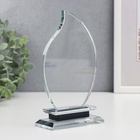 УЦЕНКА Фигурка стекло «Стела наградная. Лист», 15×9.3×4 см - Фото 1