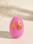 Свеча пасхальная «Яйцо ХВ», 45×45×62 мм, МИКС - Фото 2